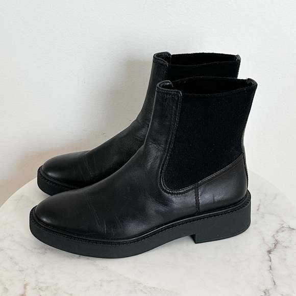 NEW Vince Kegan Chelsea Boots Black Size 10 US 40 EU - Picture 4 of 7